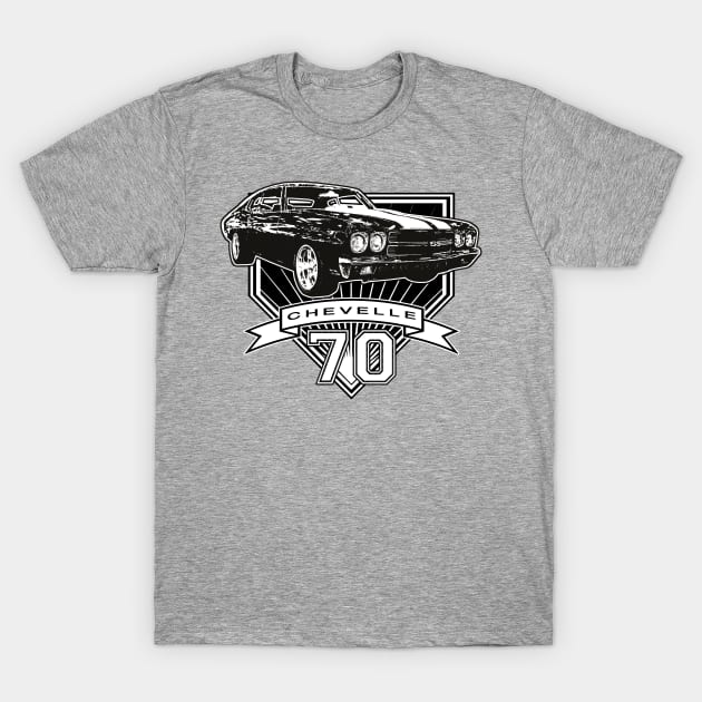 70 Chevelle T-Shirt by CoolCarVideos